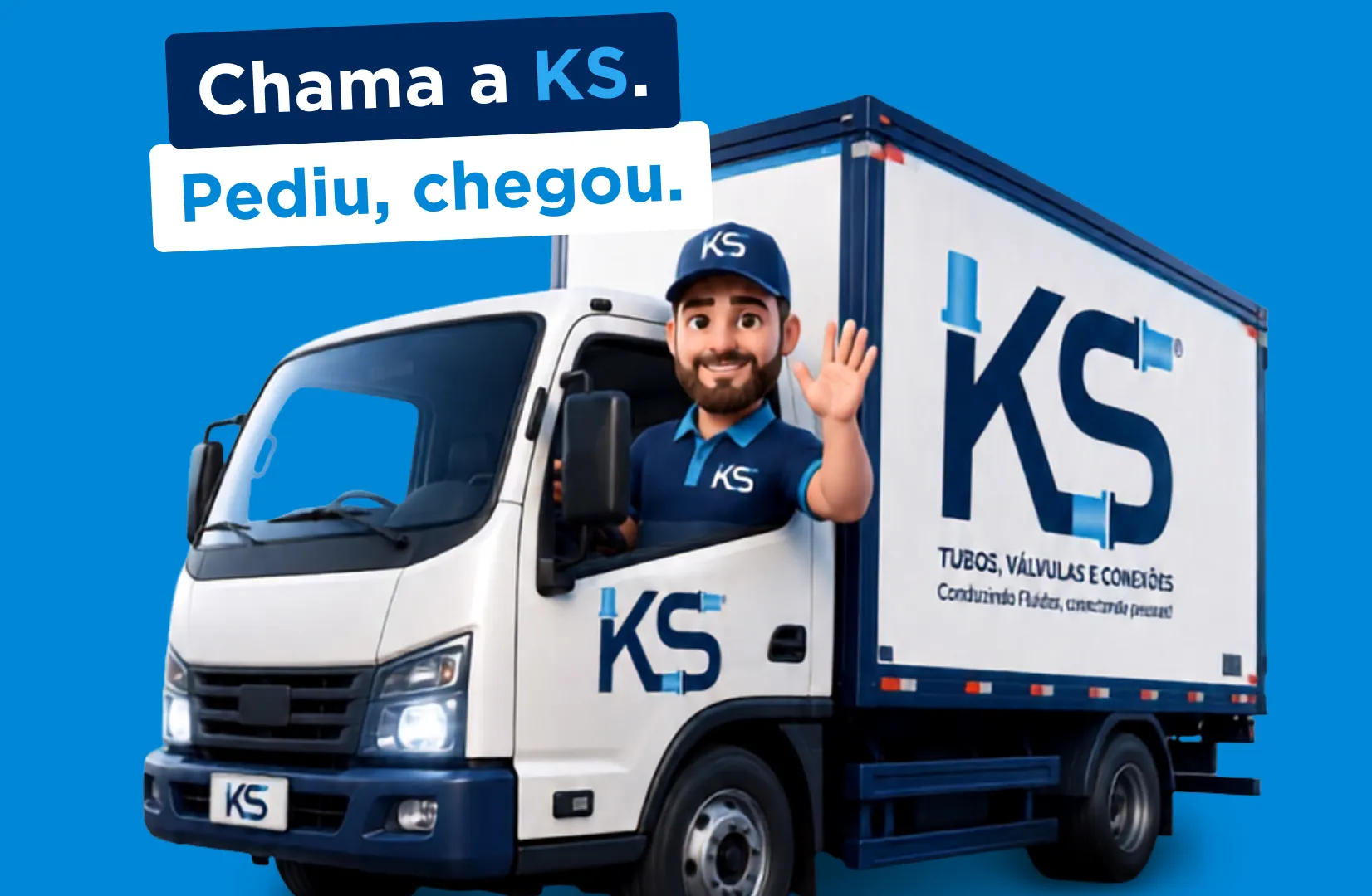 Entrega regional da KS Tubos em obra
